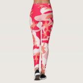 Geweldige voor het roze Camouflage-patroon van Gym Leggings (Achterkant)