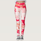 Geweldige voor het roze Camouflage-patroon van Gym Leggings (Voorkant)