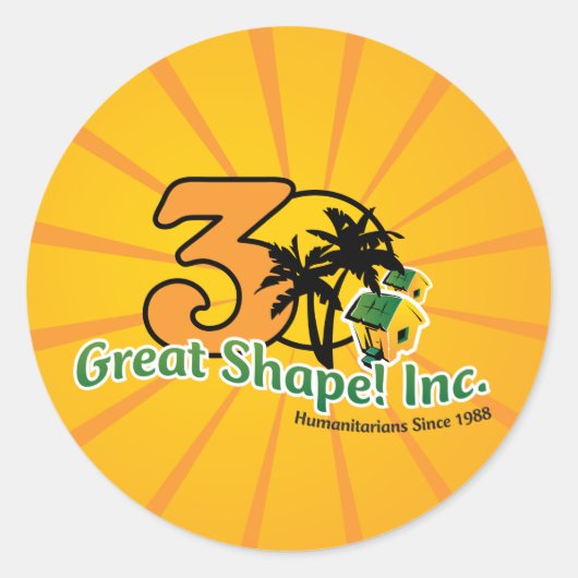 Geweldige vorm! Inc. 30e Jubileum Sticker (Voorkant)