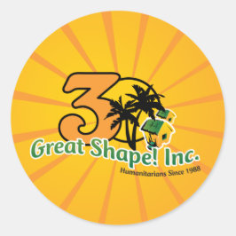 Geweldige vorm! Inc. 30e Jubileum Sticker