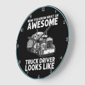 Geweldige vrachtwagenchauffeur: zie me nu grote klok (Hoek)