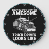 Geweldige vrachtwagenchauffeur: zie me nu grote klok (Voorkant)