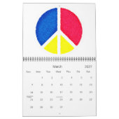 Geweldige vredessymbool agenda 2012 kalender (Mar 2027)