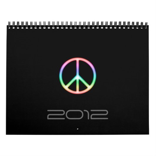 Geweldige vredessymbool agenda 2012 kalender (Hoes)