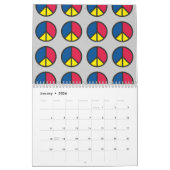 Geweldige vredessymbool kalender (Jan 2026)