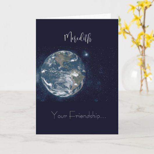 Geweldige vriendenkaart kaart (Gele Bloem)