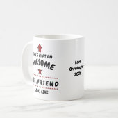 Geweldige Vriendin Valentijn Mok Jouw naam toevoeg (Voorkant links)