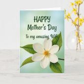 Geweldige vrouw Moederdag kaart (Gele Bloem)