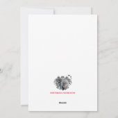 Geweldige vrouwelijke arrior Denemarken Flat Kaart (Achterkant)