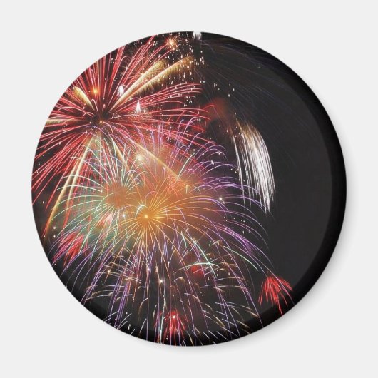 Geweldige vuurwerk nacht magneet (Voorkant)