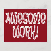 Geweldige waardering werkmedewerker Hartelijk dank Briefkaart (Voorkant)