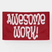 Geweldige waardering werkmedewerker Hartelijk dank Spandoek (Horizontaal)