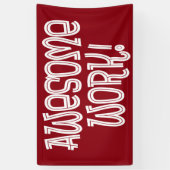 Geweldige waardering werkmedewerker Hartelijk dank Spandoek (Verticaal)