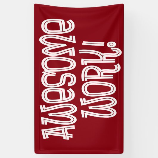 Geweldige waardering werkmedewerker Hartelijk dank Spandoek (Verticaal)