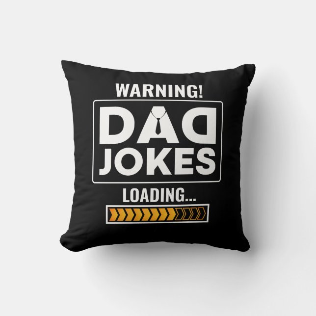 Geweldige Waarschuwing! Papa grap uploaden Worp ku Kussen (Voorkant)
