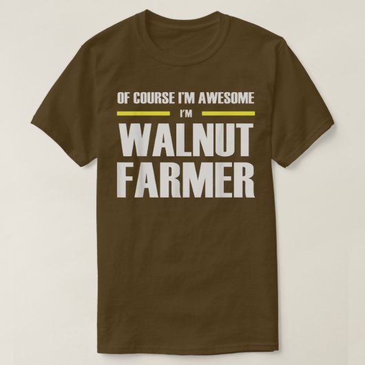 Geweldige Walnut Farmer T-shirt (Design voorkant)