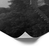 Geweldige wand B&W Poster (Hoek)