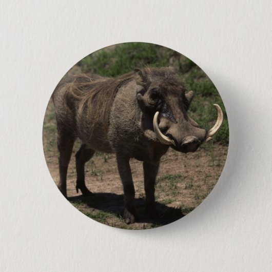 Geweldige Warthog Ronde Button 5,7 Cm (Voorkant)