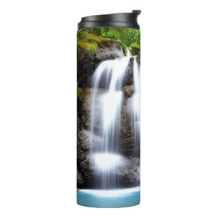 Geweldige waterval Thermische Tumbler Thermosbeker