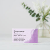 Geweldige waterverf voor elke professionele sector visitekaartje (Staand voorkant)