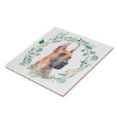 Geweldige Waterverf Wreath Tegeltje (Zijkant)