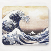 Geweldige Wave Off Kanagawa Japans Woodblock Print Muismat (Voorkant)