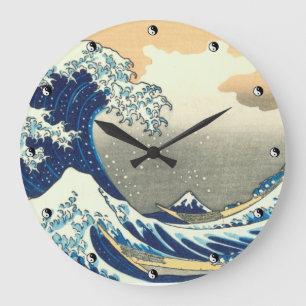 Geweldige Wave Wall Clock in 3 formaten Grote Klok