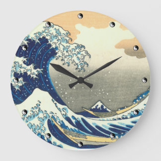 Geweldige Wave Wall Clock in 3 formaten Grote Klok
