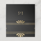 Geweldige weddenschap tussen Gatsby en deco Plaatskaartje (Buitenkant ongevouwen)