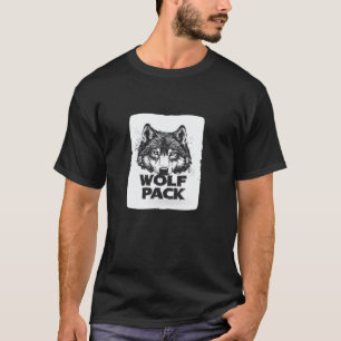 Geweldige weerwolf-familiekostuum voor roedel en w t-shirt