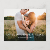 Geweldige Wensen Moderne Volledige Foto    Feestdagenkaart (Voorkant)