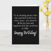 GEWELDIGE WENSEN VOOR EEN GEWELDIG PERSOON OP VERJ KAART (Gele Bloem)