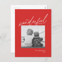 Geweldige wereld Eenvoudige foto-kerstfeestdag