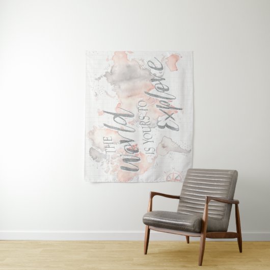 Geweldige wereld I Wandkleed (In situ)