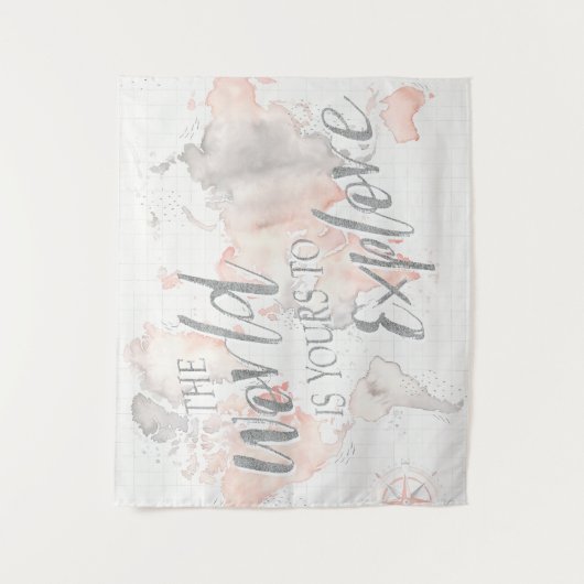 Geweldige wereld I Wandkleed (Voorkant)