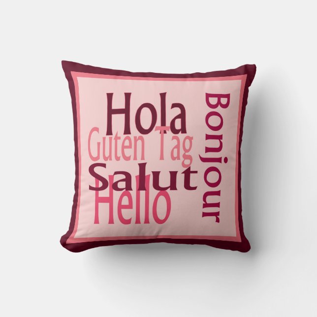 Geweldige werpkussen kussen (Voorkant)