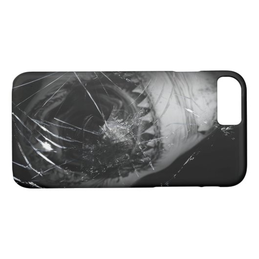 Geweldige White Shark Attack iPhone 7 cover (Achterkant (Horizontaal))