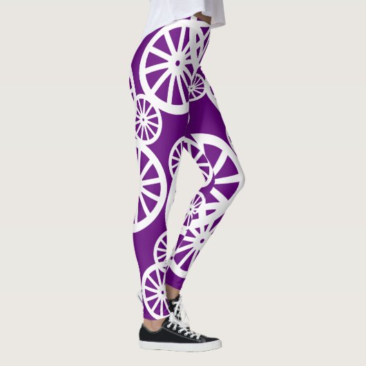 Geweldige Wiel Cirkel Patroon Leggings (Rechts)