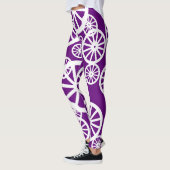 Geweldige Wiel Cirkel Patroon Leggings (Links)