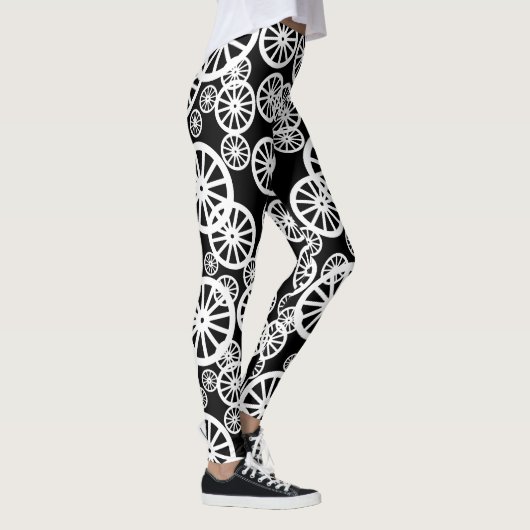 Geweldige Wiel Cirkel Patroon Leggings (Rechts)