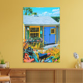 Geweldige wielschilderen canvas afdruk (Insitu (Woonkamer))