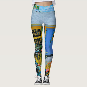 Geweldige wielschilderen leggings