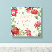 Geweldige winterdagen canvas afdruk (Insitu (Houten vloer))