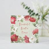 Geweldige winterdagen feestdagenkaart (Staand voorkant)