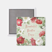 Geweldige winterdagen magneet (Voorkant / Achterkant)