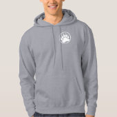 Geweldige wit Beer Achterzijde en voorafdruk Hoodie (Voorkant)