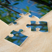 Geweldige witte Egret Florida. kerstcadeautjes Legpuzzel (Zijkant)