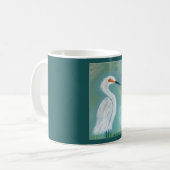 Geweldige, witte, fijne tekenverf koffiemok (Voorkant links)