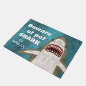 Geweldige witte haaienaanval, speciaal gepersonali deurmat (Schuin)