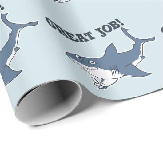 geweldige witte klus grappig cartoon cadeaupapier (Rol Hoek)